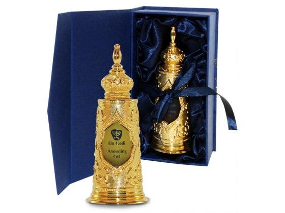 Aceite de Unción botella de lujo Torah Dorada - Compraenisrael