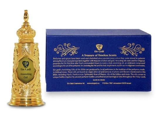 Aceite de Unción botella de lujo Torah Dorada - Compraenisrael