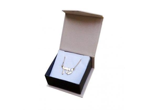 Collar en plata con tu nombre grabado en hebreo en mayúscula - Compraenisrael