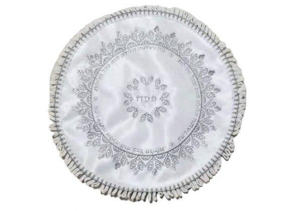 Funda circular para Matzá del Seder de Pesaj en seda - Compraenisrael