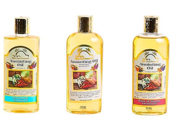 Aceite de Unción de Tierra Santa Set de 3 de 250ml - Compraenisrael