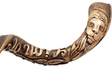 Shofar Tipo Yemenita con el León de Judá grabado - Compraenisrael