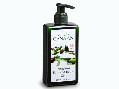 Gel orgánico energizante para baño y cuerpo Canaan