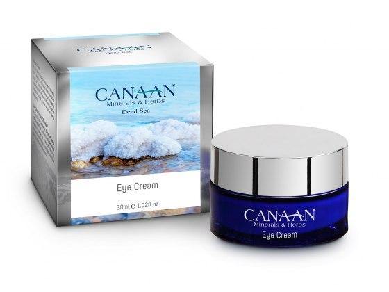 Crema nutritiva para ojos Silver Line con minerales del Mar Muerto Canaan - Compraenisrael