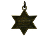Collar con la Estrella de David grabada con FDI y una Menorah - Compraenisrael