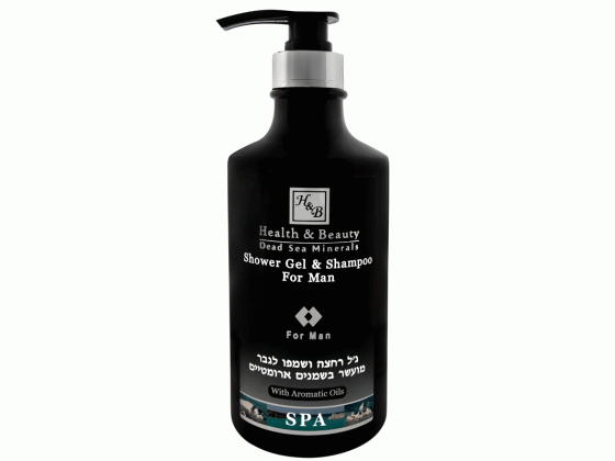 Gel de ducha y Shampoo para hombres con aceite aromáticos Health & Beauty - Compraenisrael