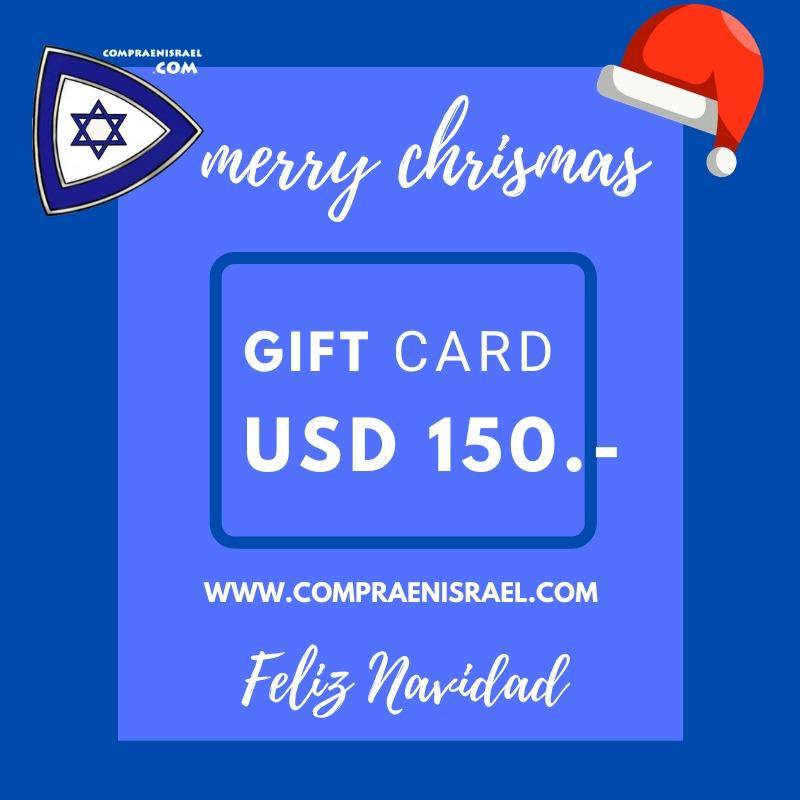Gift Card - Feliz Navidad - Compraenisrael