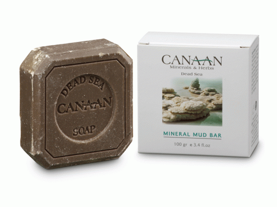 Jabón de barro del Mar Muerto Canaan - Compraenisrael