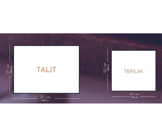 Set de Bolso de Talit y de Tefilin TEXB16