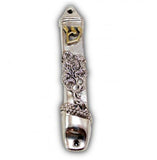 Mezuzá decorada con el Arbol de la Vida en plata esterlina - Compraenisrael