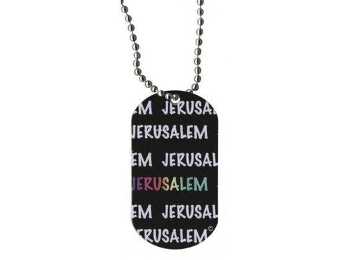 Placa de identificación Jerusalem - Compraenisrael