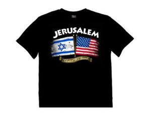 Remera  Jerusalem y United We Stand - Compraenisrael