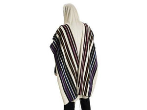 Talit de lana moderno B'nai Or  con colores del Arco Iris - Compraenisrael